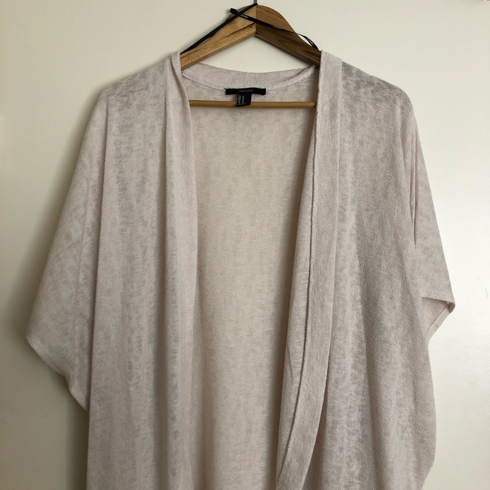 Forever 21 Cream colored cardigan size medium